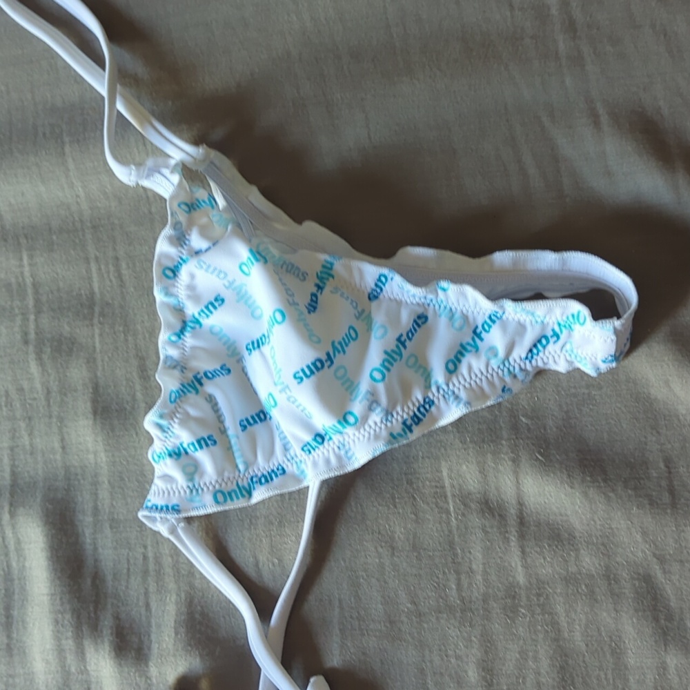 White & Blue OF Bikini Bottom